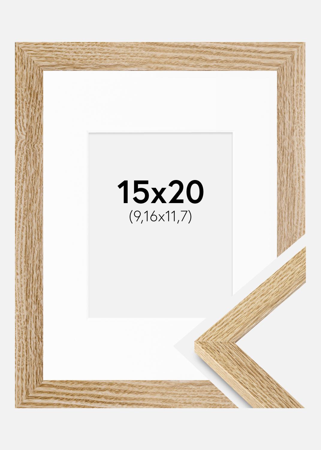 Product Image for Frame Selection Oak 15x20 cm - Picture Mount White 4x5 inches