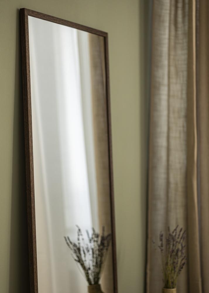 BGA Mirror Solid Smoked Oak 58x163 cm