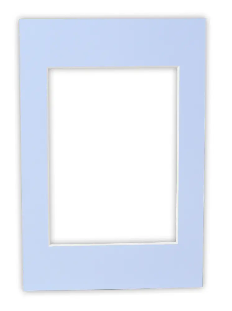 Egen tillverkning - Passepartouter Bespoke Light blue Mount (White Core)