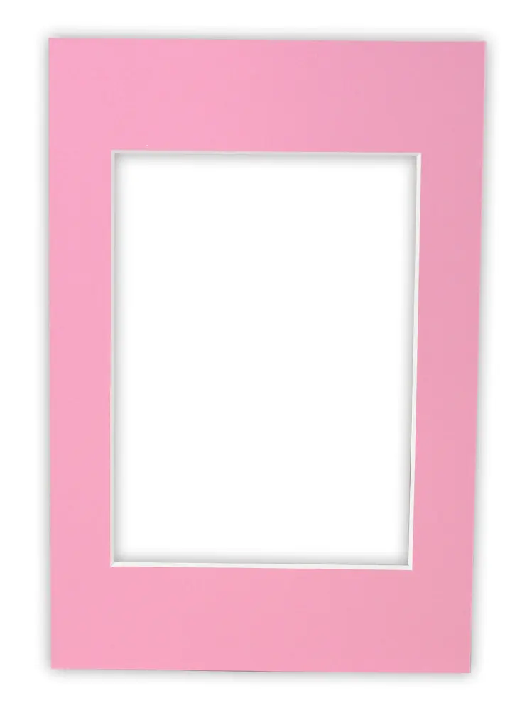Egen tillverkning - Passepartouter Bespoke Pink Mount (White Core)