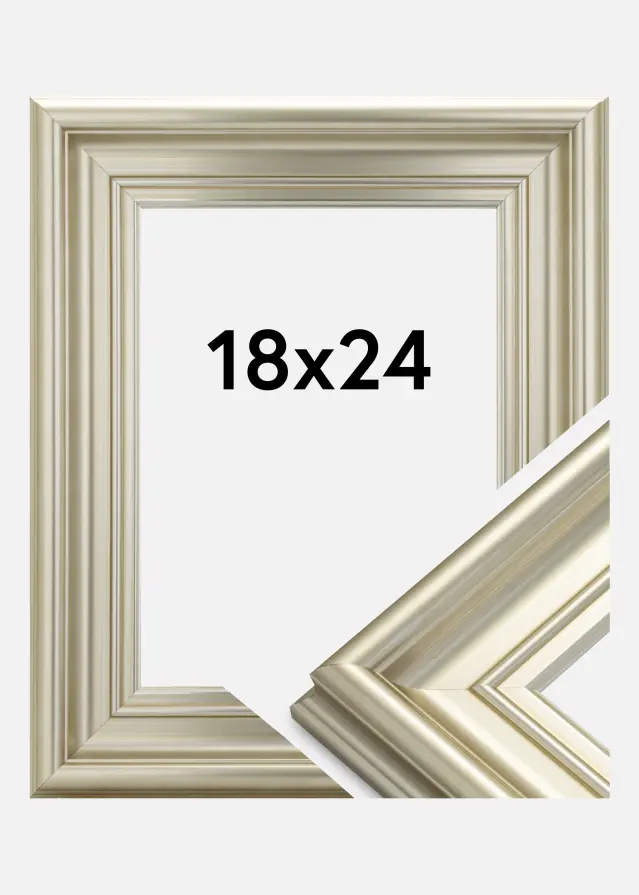 Ramverkstad Frame Mora Premium Silver 18x24 cm