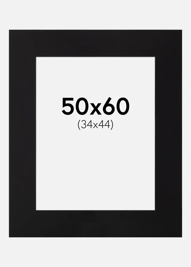 Artlink Mount Black Standard (White Core) 50x60 cm (34x44)