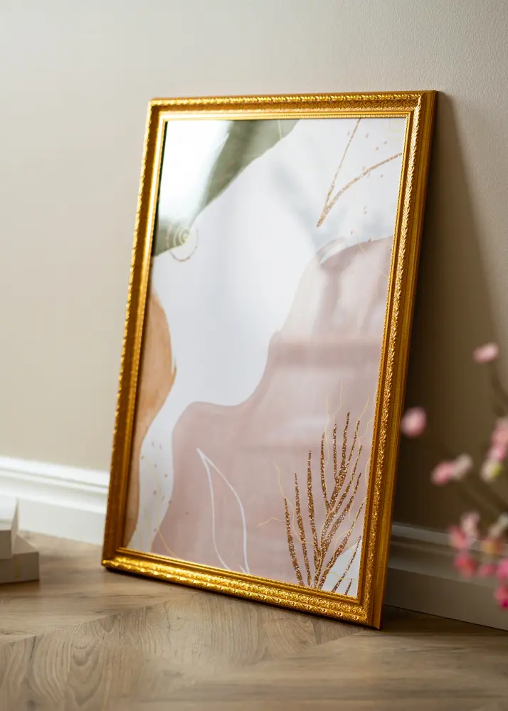 BGA Frame Ornate Acrylic Glass Gold 42x59.4 cm (A2)