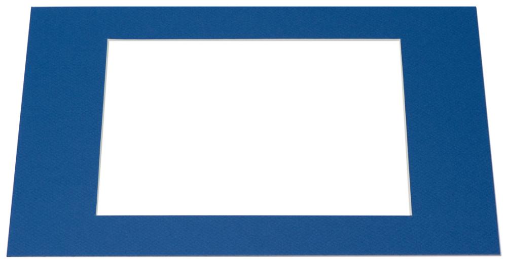 Egen tillverkning - Passepartouter Mount Blue (White Core) - Custom Size