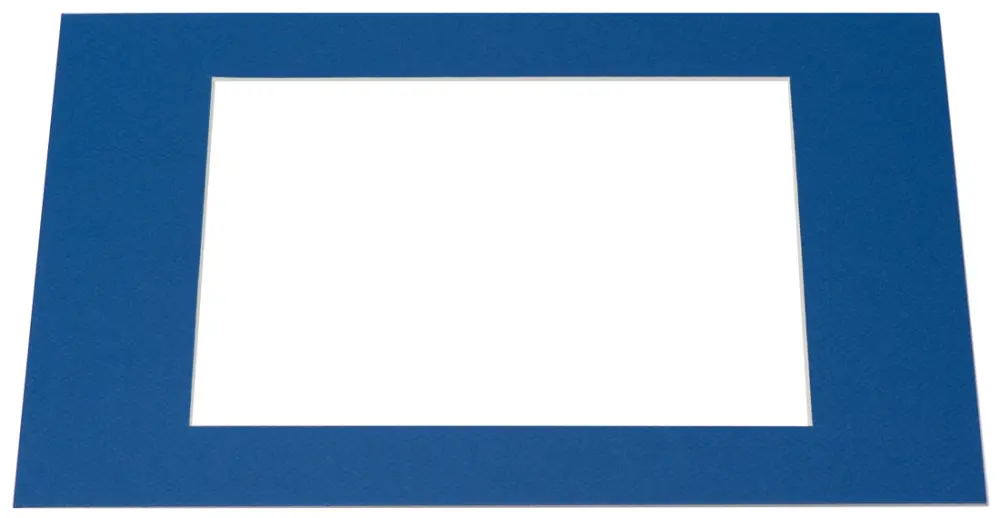 Egen tillverkning - Passepartouter Mount Blue (White Core) - Custom Size