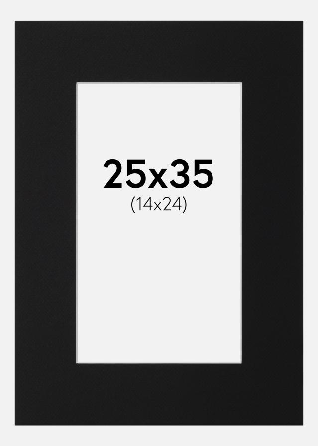 Artlink Mount Black Standard (White Core) 25x35 cm (14x24)