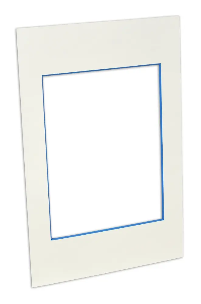 Egen tillverkning - Passepartouter Mount White (Blue Core) - Custom Size