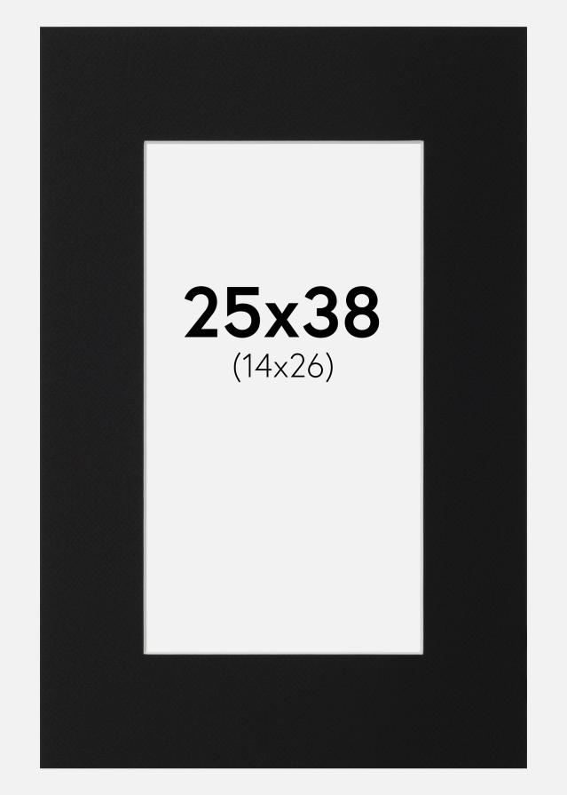 Artlink Mount Black Standard (White Core) 25x38 cm (14x26)