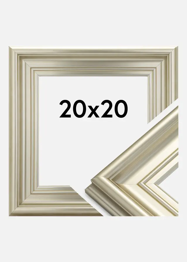 Ramverkstad Frame Mora Premium Silver 20x20 cm