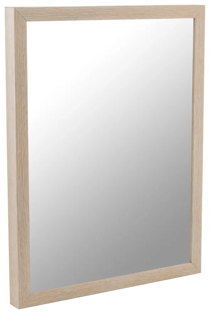 Ramverkstad Mirror Birch ö - Oak not whitewashed - Custom Size