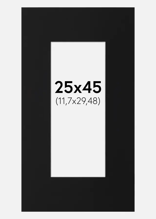 Artlink Mount Black Standard (White Core) 25x45 cm (11,7x29,48)