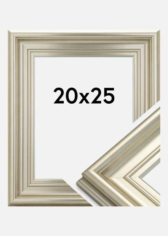 Ramverkstad Frame Mora Premium Silver 20x25 cm