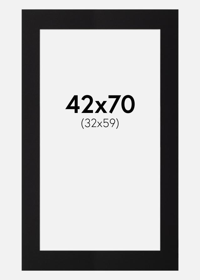 Galleri 1 Mount Canson Black (White Core) 42x70 cm (32x59)