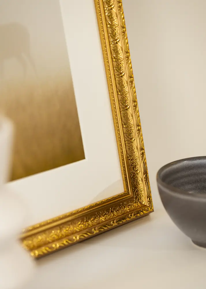 BGA Frame Ornate Acrylic Glass Gold 42x59.4 cm (A2)
