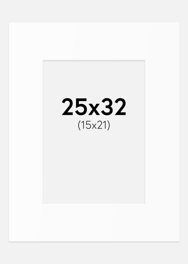 Artlink Mount White Standard (White Core) 25x32 cm (15x21)