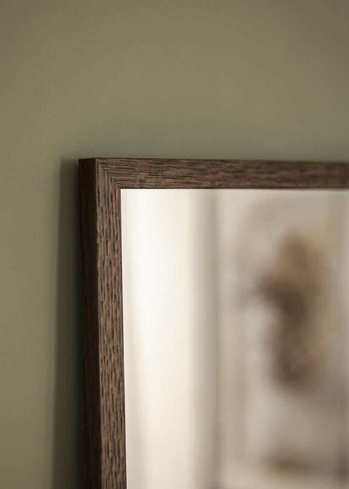 BGA Mirror Solid Smoked Oak 58x163 cm