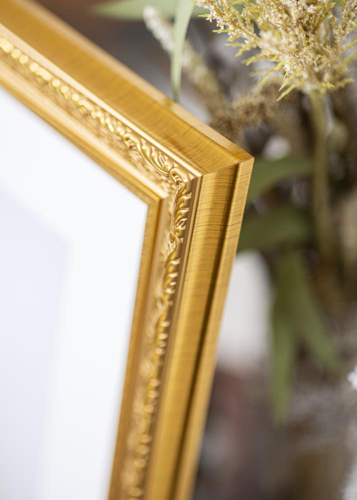 BGA Frame Ornate Acrylic Glass Gold 60x80 cm