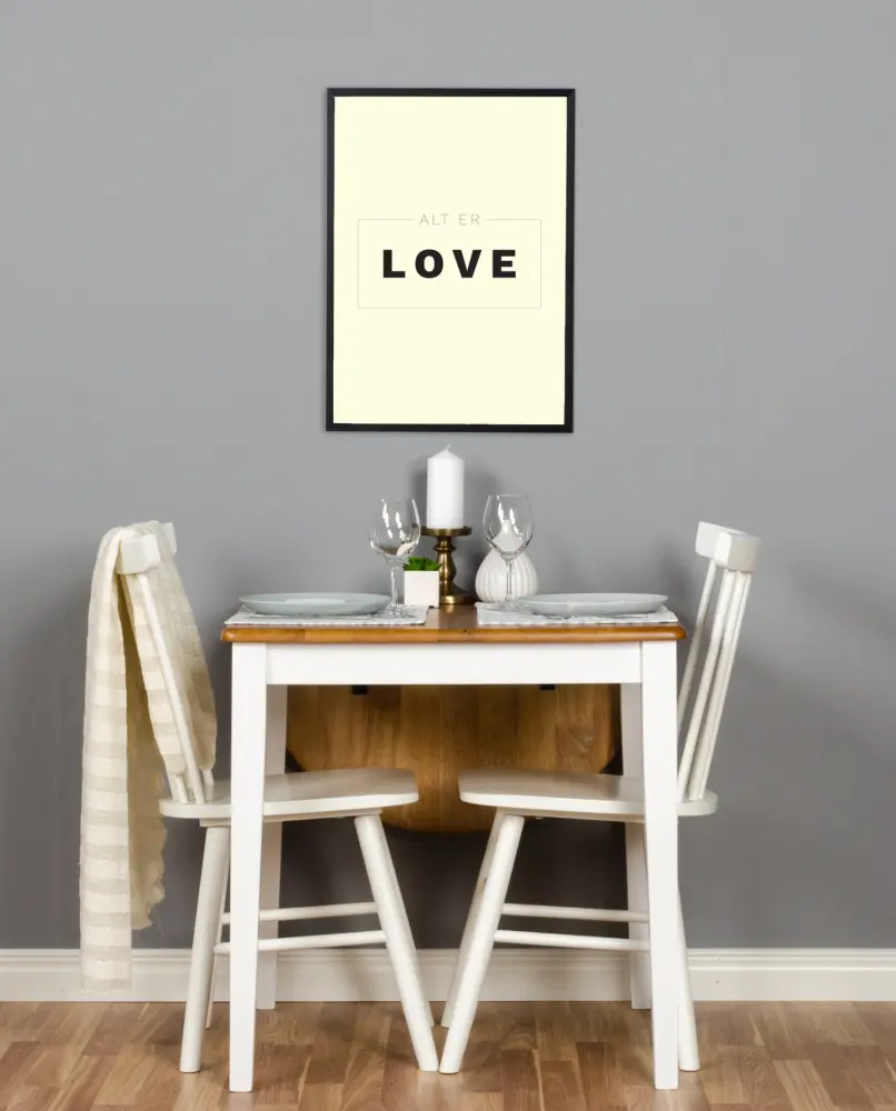 Bildverkstad Quote - Skam - Alt er love - Yellow