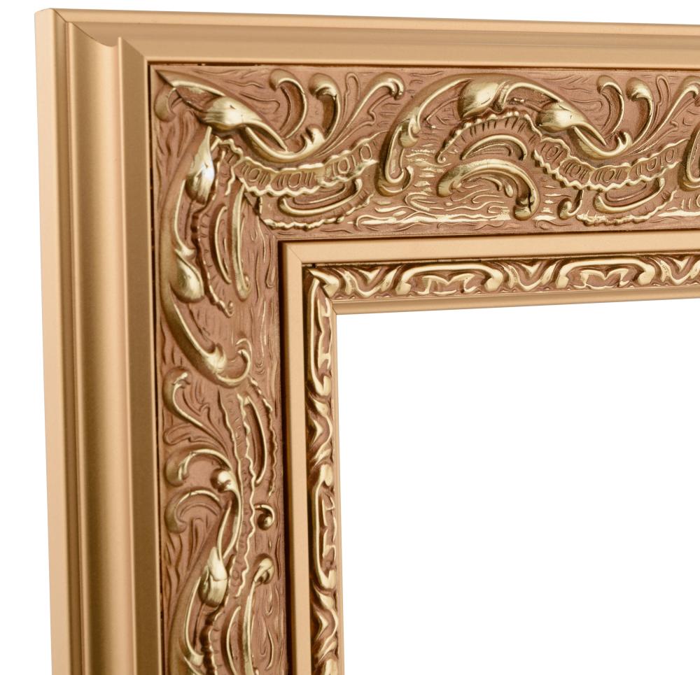 Ramverkstad Mirror Gränna Gold/Copper - Custom Size