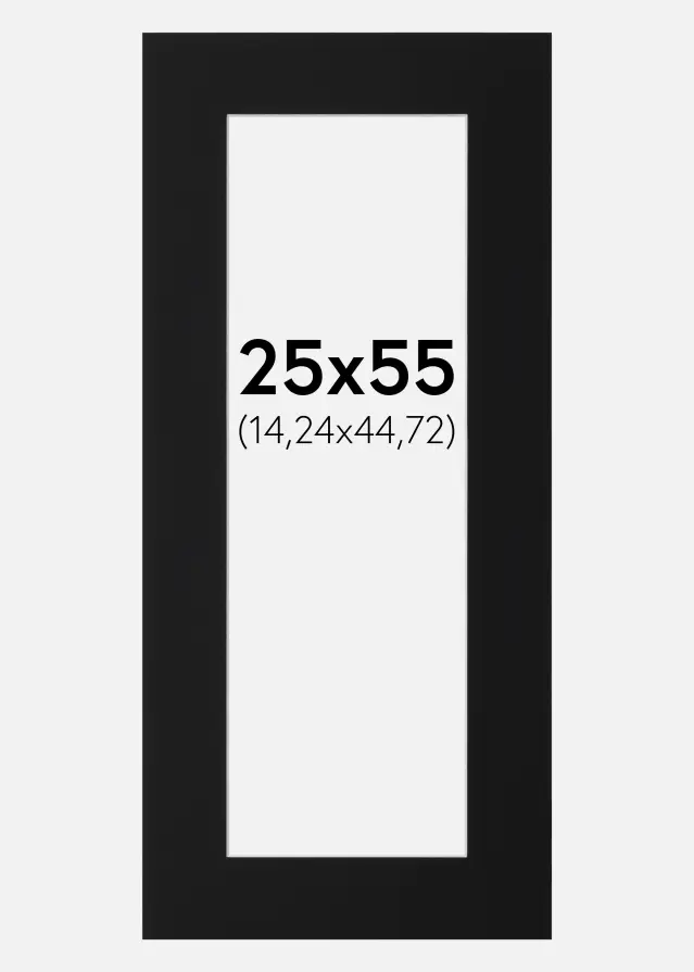 Artlink Mount Black Standard (White Core) 25x55 cm (14,24x44,72)