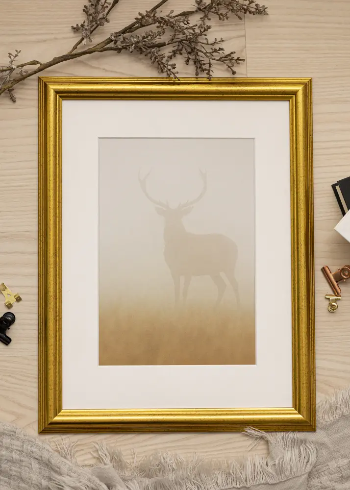 Galleri 1 Frame Västkusten Acrylic glass Gold 32.9x48.3 cm (A3+)