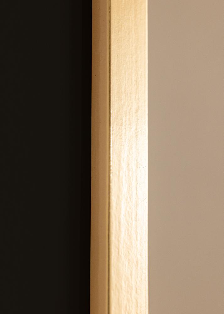 Ram med passepartou Frame Trendy Gold 20x30 cm - Picture Mount Black 10x20 cm