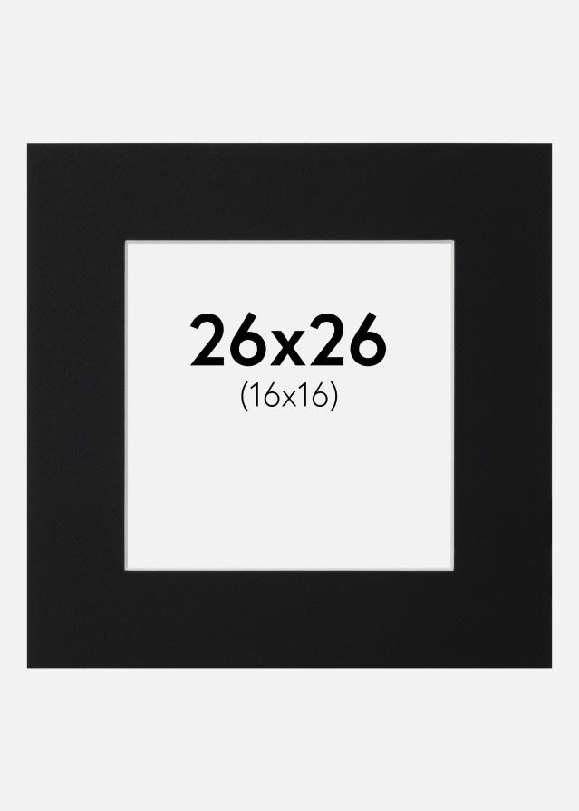 Artlink Mount Black Standard (White Core) 26x26 cm (16x16)