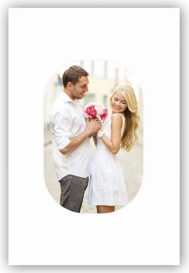 Galleri 1 Mount White Rounded Corners 40x50 cm (29x39 cm)