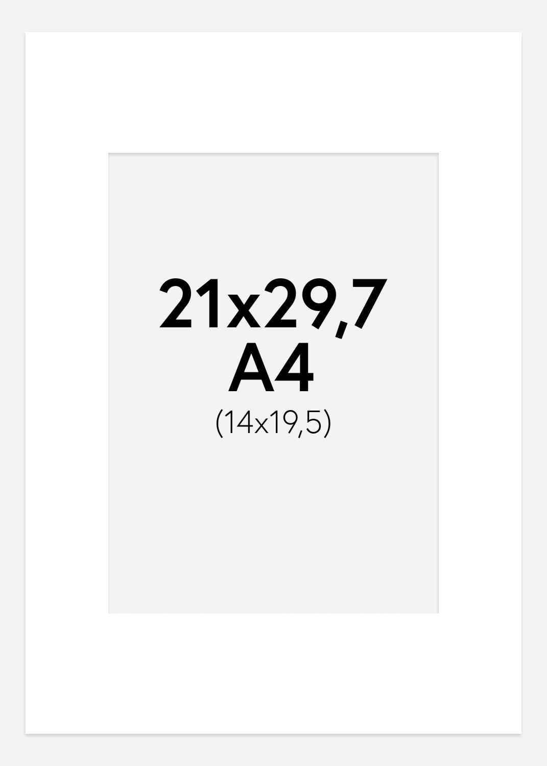 Product Image for Mount Chalk White A4 21x29,7 cm (14x19,5 cm)