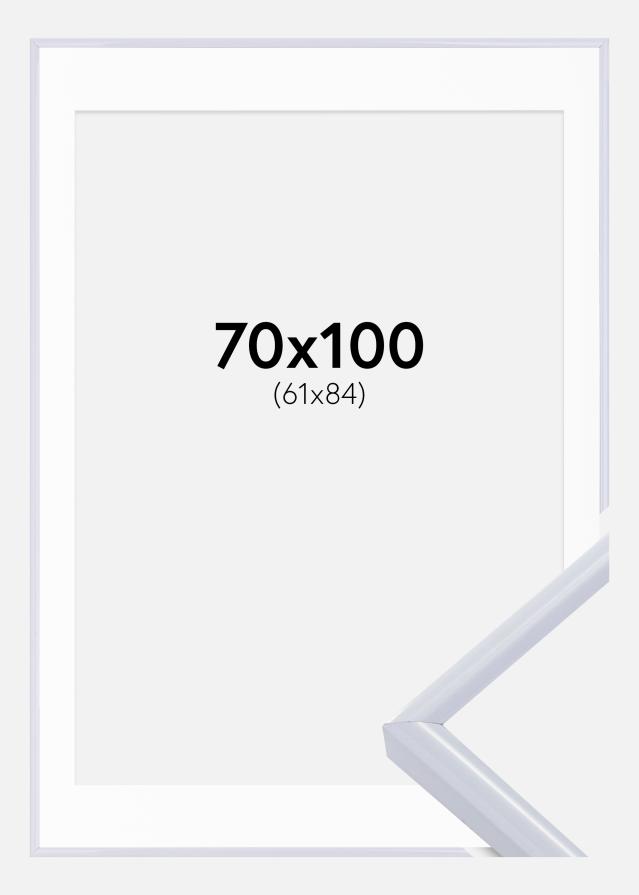 Ram med passepartou Frame Victoria White 70x100 cm - Picture Mount White 62x85 cm