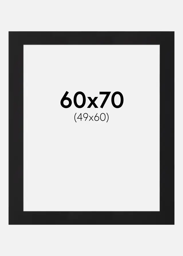 Artlink Mount Black Standard (White Core) 60x70 cm (49x60)