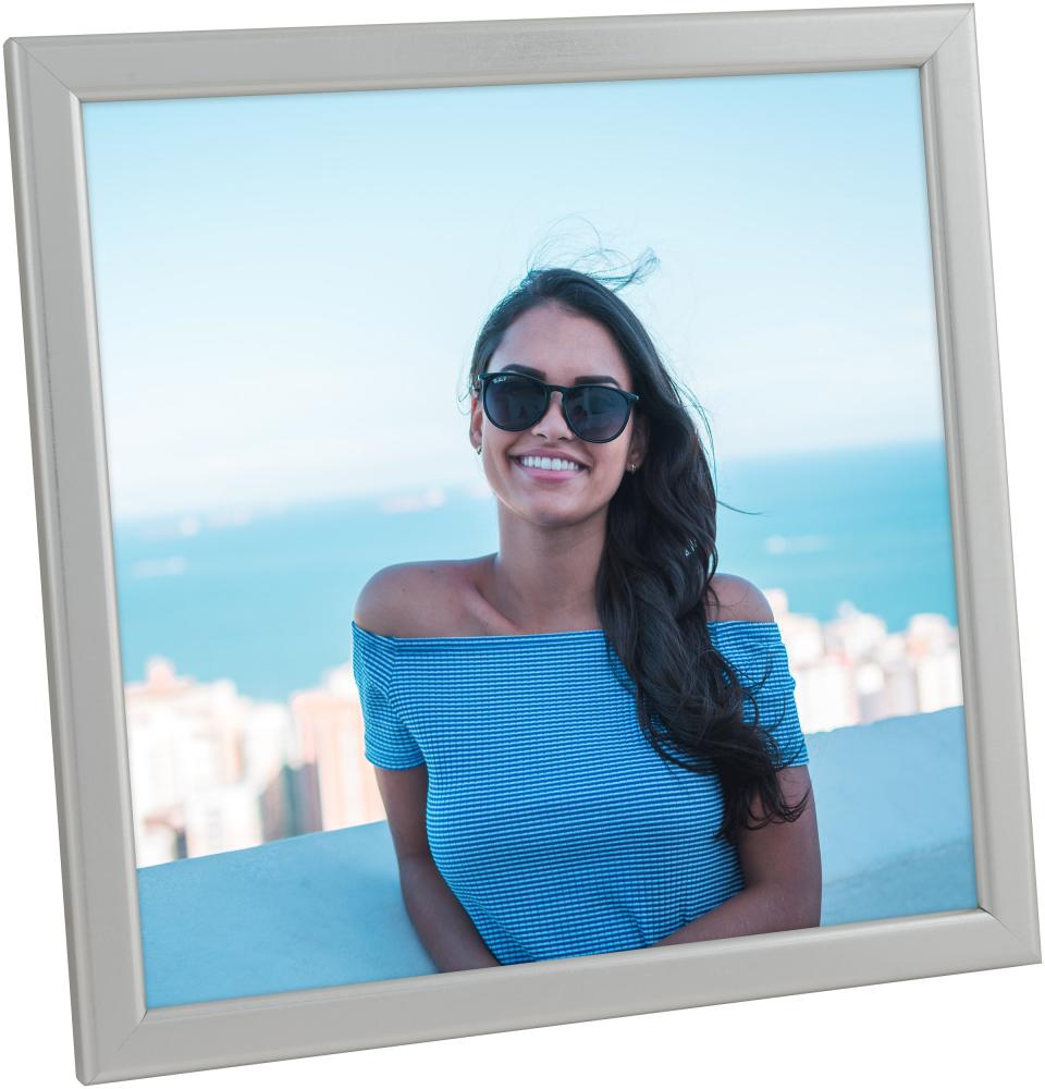 HHC Distribution Frame Slim Matt Anti-reflective glass Silver 18x18 cm