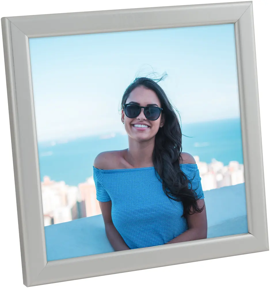 HHC Distribution Frame Slim Matt Anti-reflection glass Silver 10x10 cm