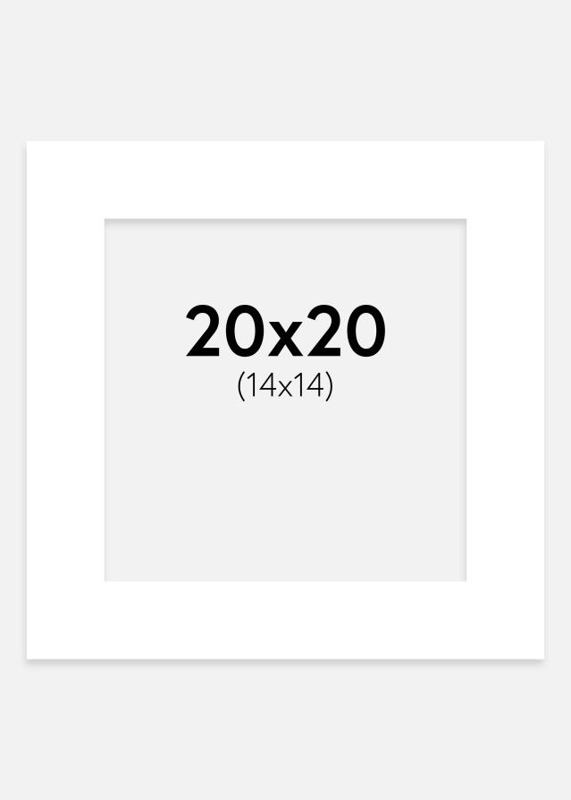 Galleri 1 Mount Chalk White 20x20 cm (14x14 cm)