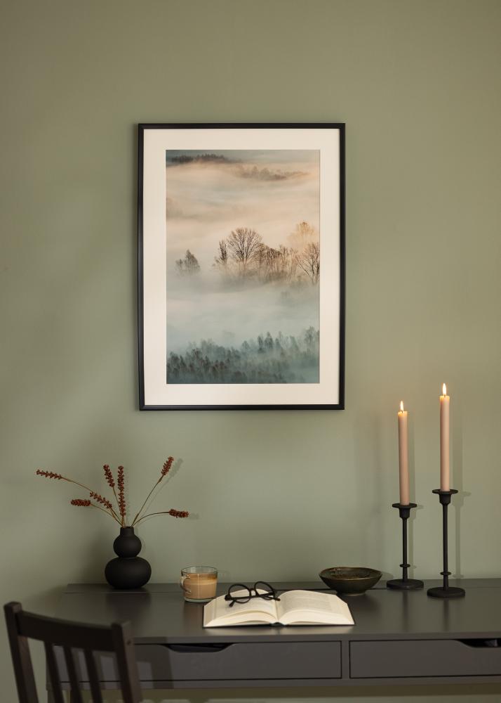  Ram Budget Akrylglas Svart 50x70 cm