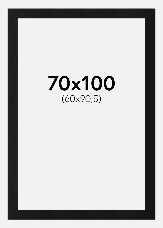 Galleri 1 Mount Canson Black (White Core) 70x100 cm (60x90,5)