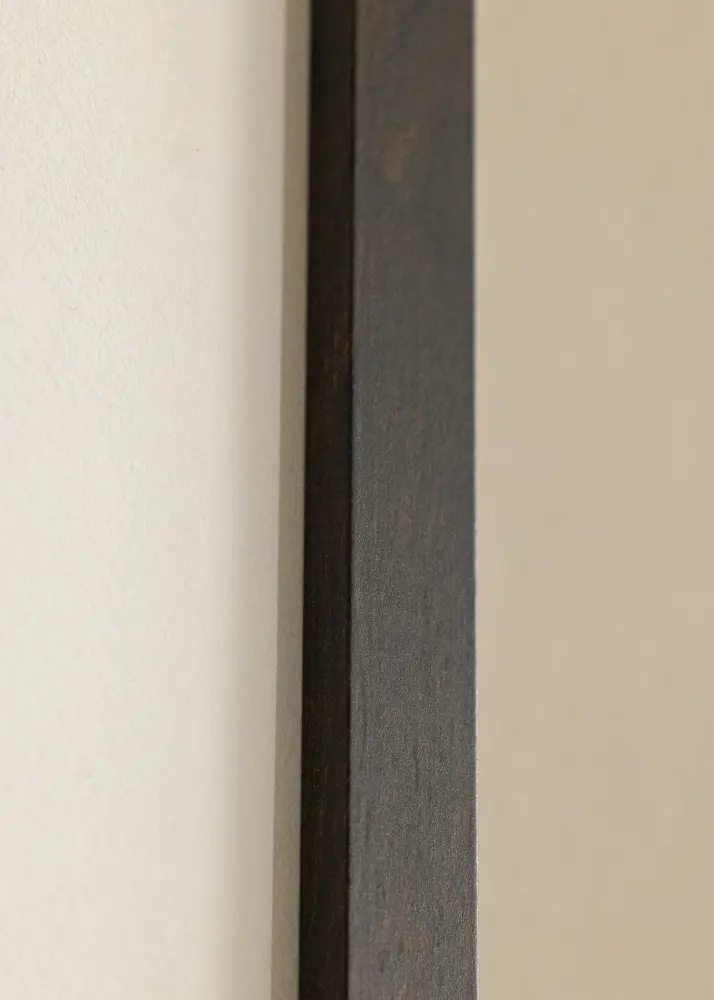 Ram med passepartou Frame Trendy Walnut 13x18 cm - Picture Mount White 7x10 cm