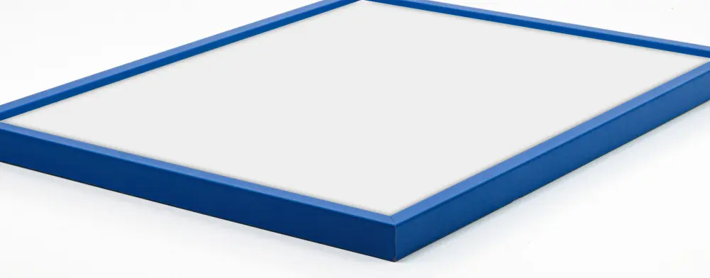 Ram med passepartou Frame E-Line Blue 30x40 cm - Picture Mount White 21x30 cm