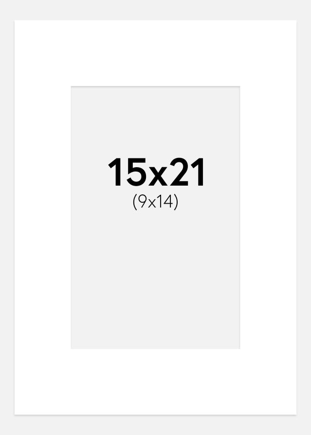 Galleri 1 Mount Chalk White 15x21 cm (9x14 cm)
