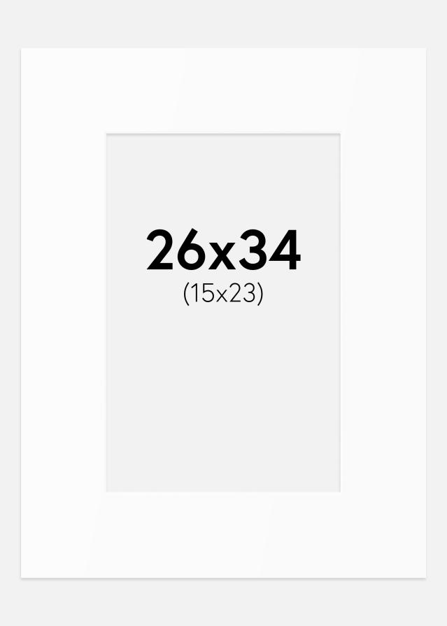 Artlink Mount White Standard (White Core) 26x34 cm (15x23)