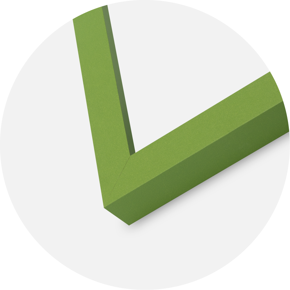 Jämtlands Ramfabrik Frame Selection Acrylic Glass Lime Green 40x40 cm