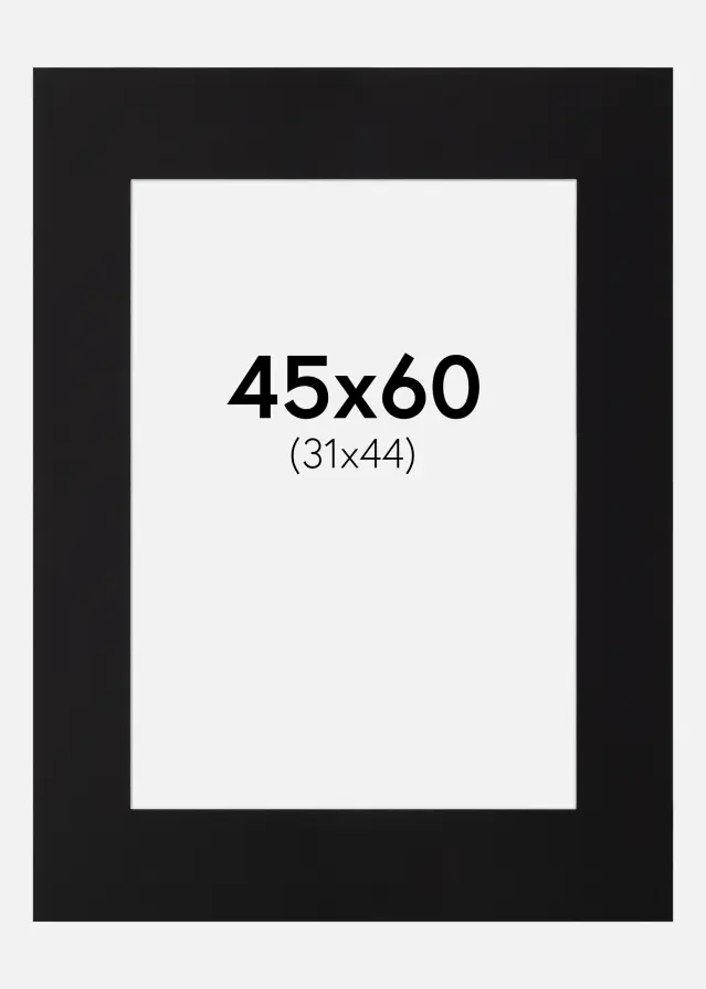 Artlink Mount Black Standard (White Core) 45x60 cm (31x44)