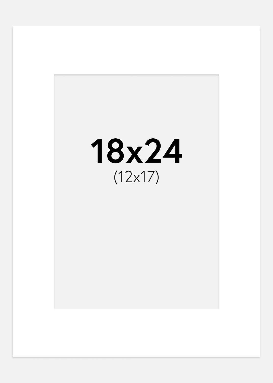 Product Image for Mount Chalk White 18x24 cm (12x17 cm)