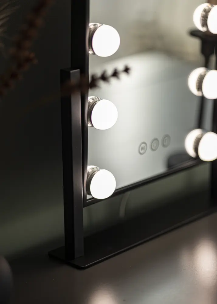 KAILA KAILA Make-up Mirror Hollywood 9 Black 25x30 cm