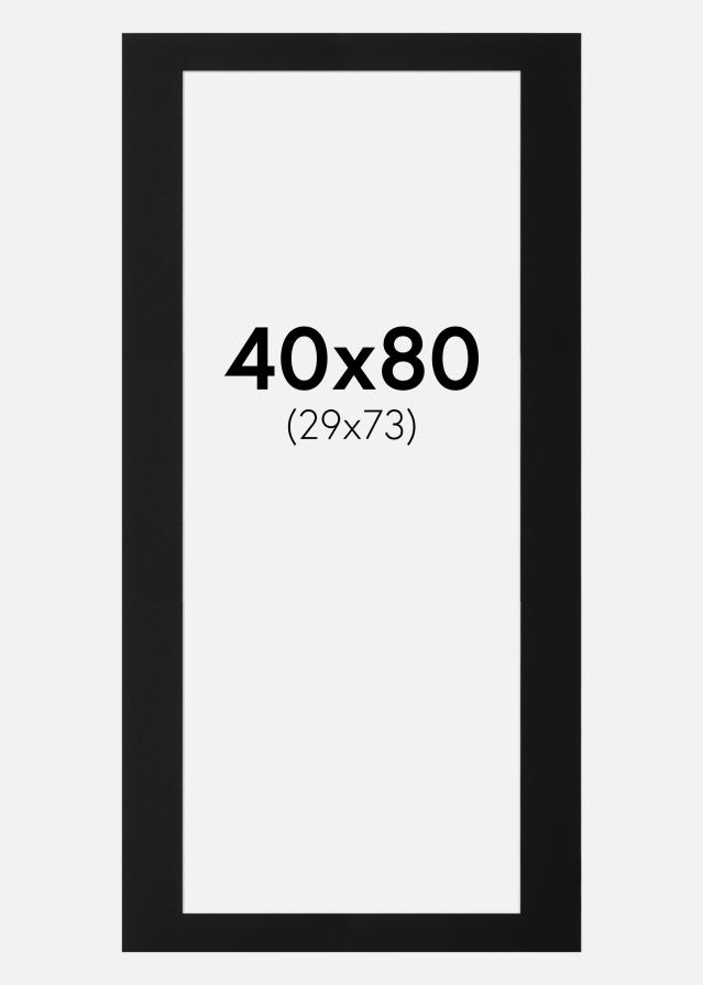 Artlink Mount Black Standard (White Core) 40x80 cm (29x73)