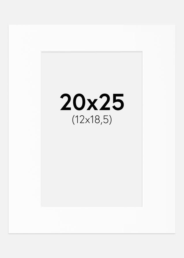 Artlink Mount White Standard (White Core) 20x25 cm (12x18.5)