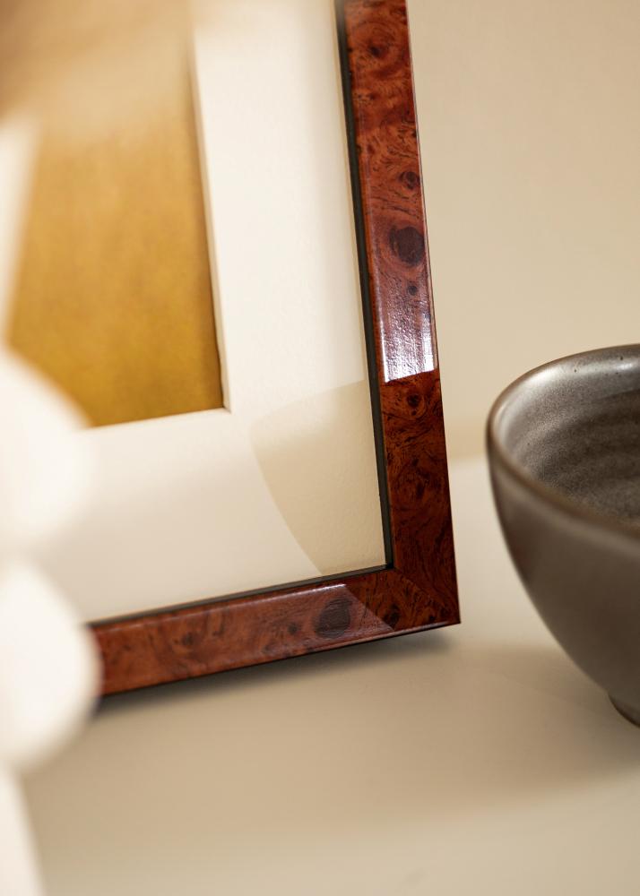 Mavanti Frame Hermes Acrylic Glass Burr Walnut 42x59.4 cm (A2)