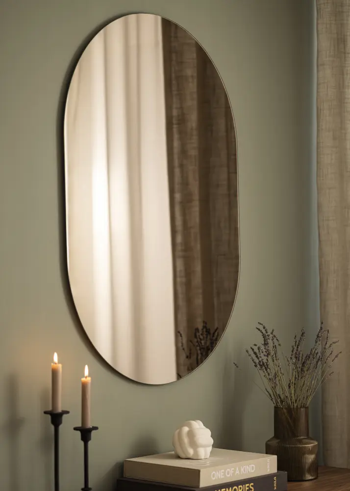 KAILA KAILA Mirror Oval Dark Bronze 70x100 cm