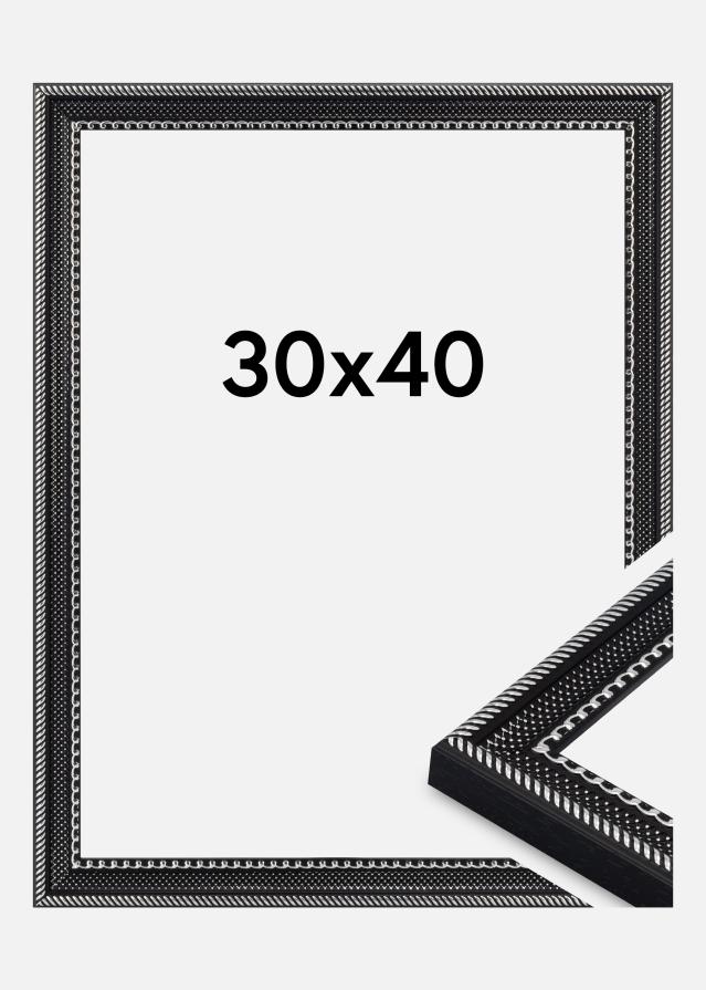 Jämtlands Ramfabrik Frame Trellis Acrylic Glass Black 30x40 cm