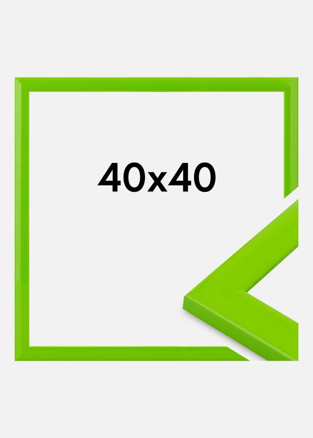 Jämtlands Ramfabrik Frame Dorset Acrylic Glass Light Green 40x40 cm